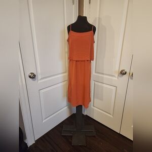 Orange Madewell Silk Dress Size 4